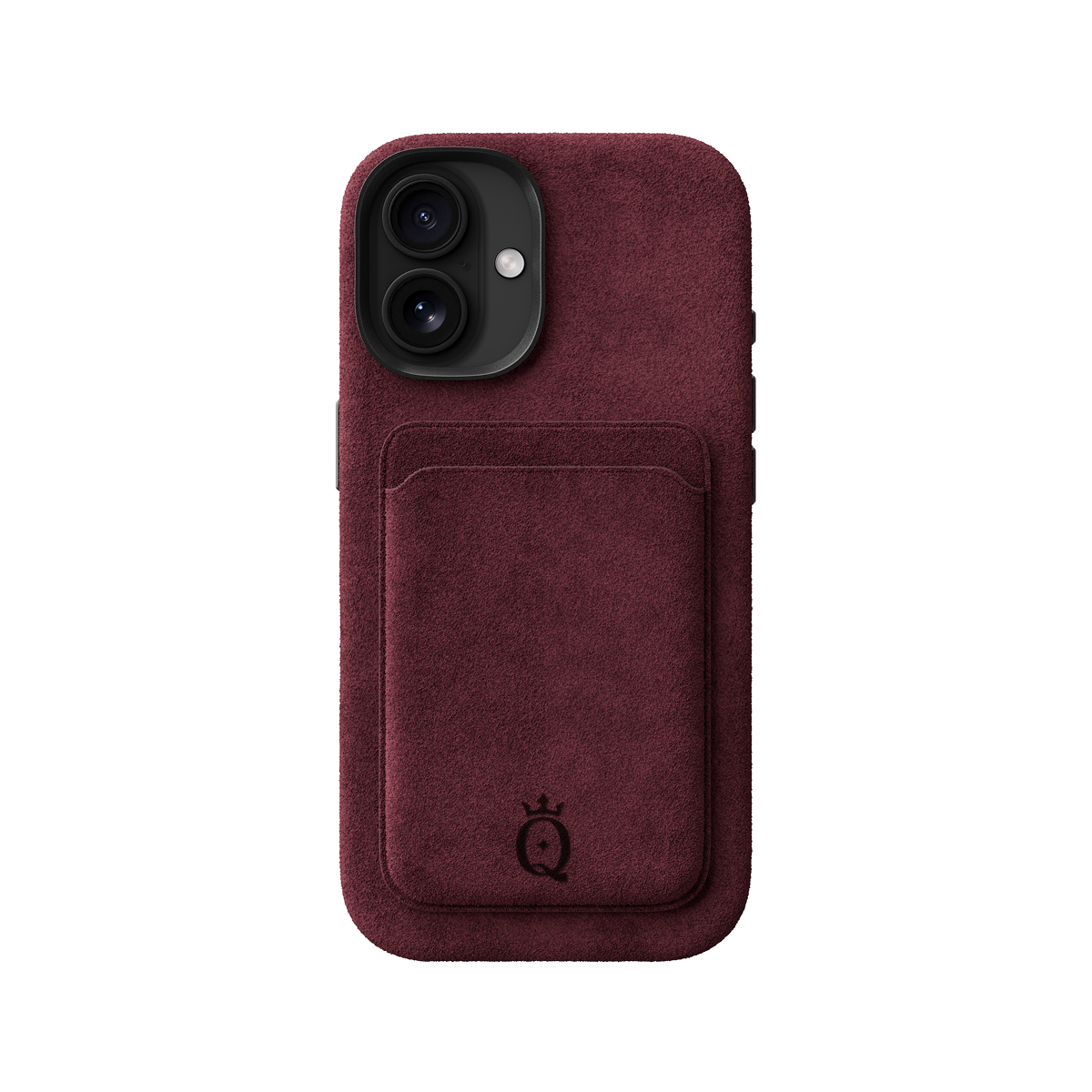 Alcantara Wine Red – MagSafe Wallet - Image 2